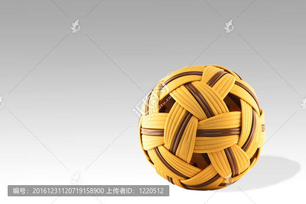 藤球球亞洲體育孤立在白色背景