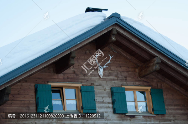 在蒙塔豐河谷的滑雪小屋