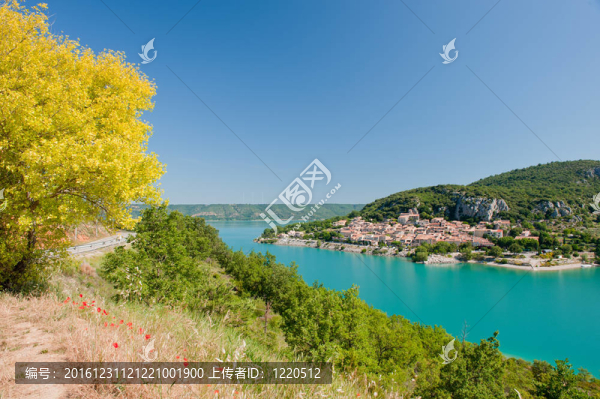 博迪昂在Lac,de,Saint,Croix