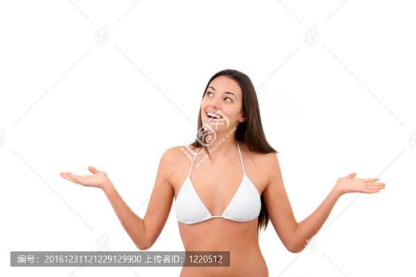 快樂的年輕健康的女人。