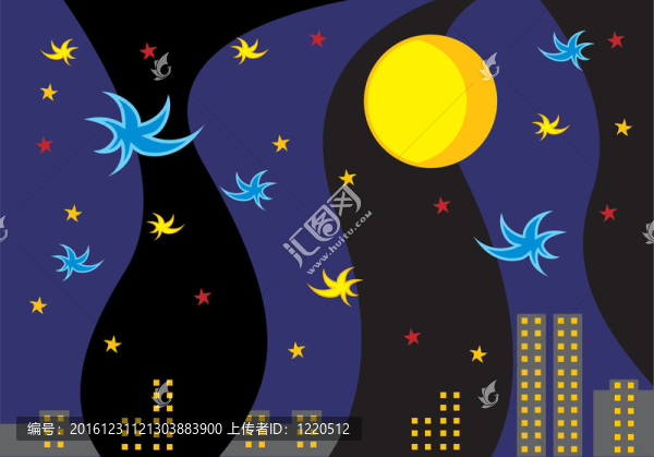 夜晚的城市
