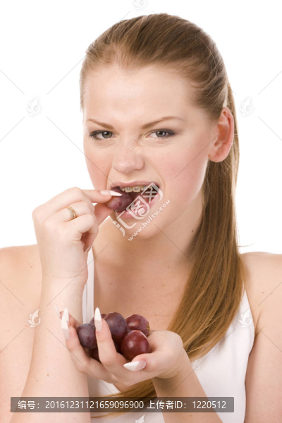 女人和葡萄