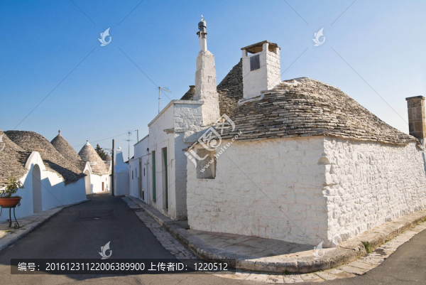Alberobello,s,Trulli。普利亞。意大利.