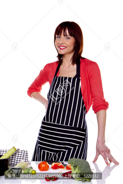 美麗的家庭主婦。