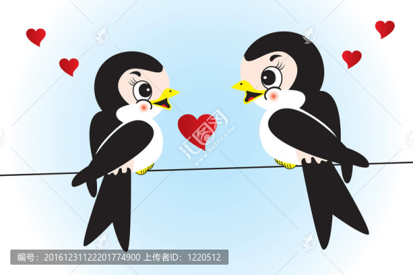 可愛的燕子