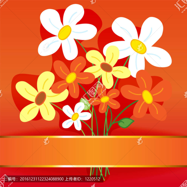 花束的花卡