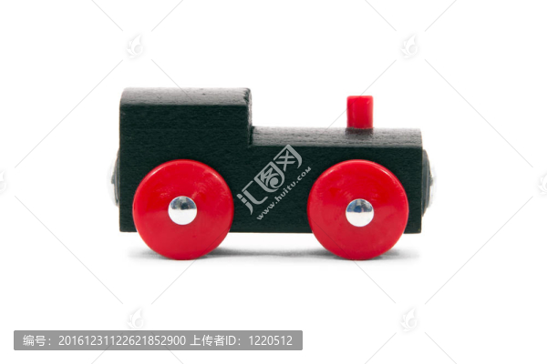 白色背景的玩具火車