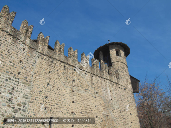 Castello,Medievale；都靈；意大利