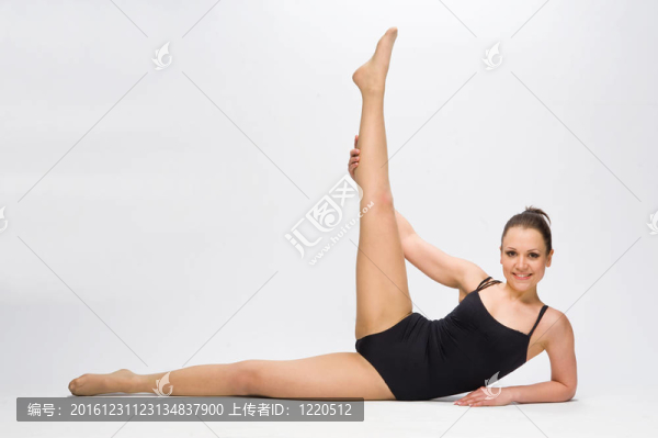 運動的女孩