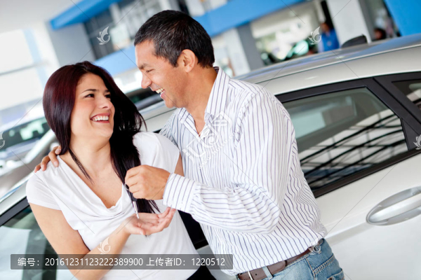 夫妻買車