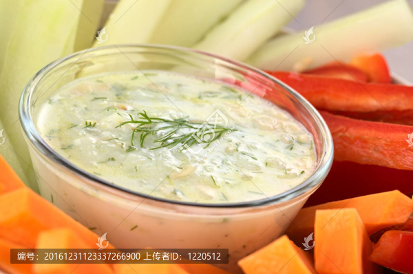 酸奶黃瓜蔬菜