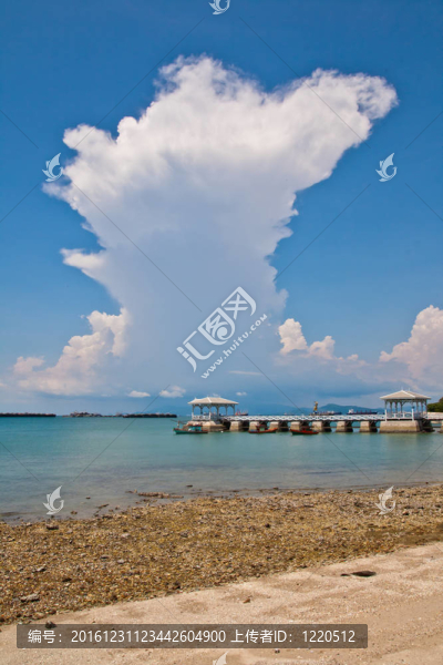 海灘和藍天