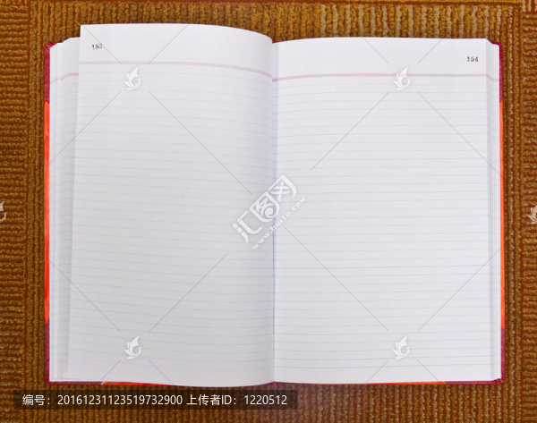 打開的書