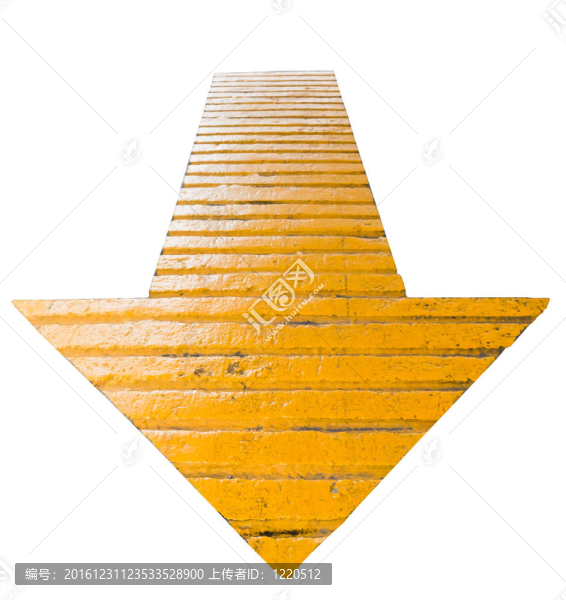 黃色箭頭指向