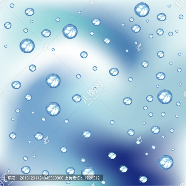 氣泡藍(lán)水