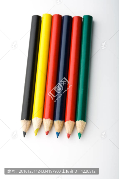 五顏六色的蠟筆