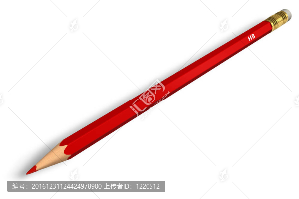 紅色的鉛筆
