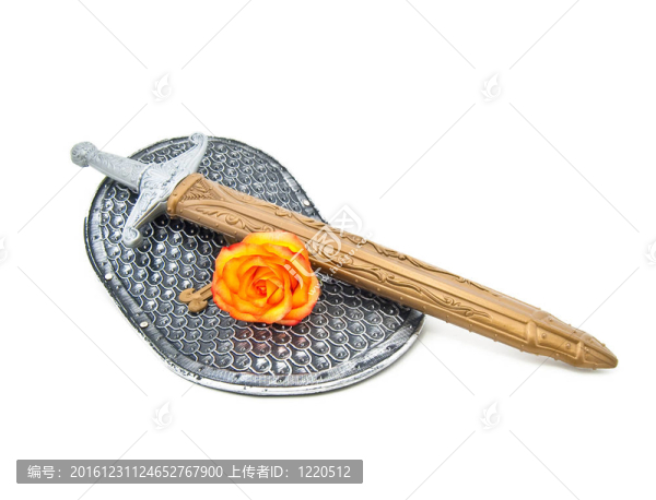 騎士玩具盔甲：板；劍
