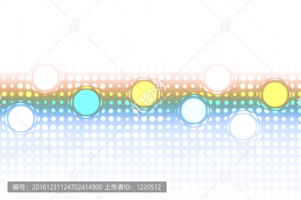 多色背景與圓點圖案