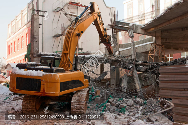 重船拆除建筑