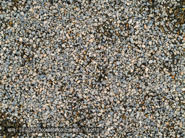 操場豌豆礫石與一些潮濕和一些干