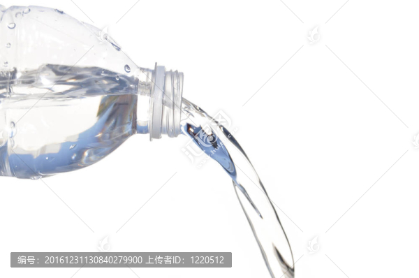 塑料瓶水倒出