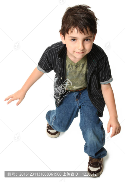 跳舞的七歲男孩