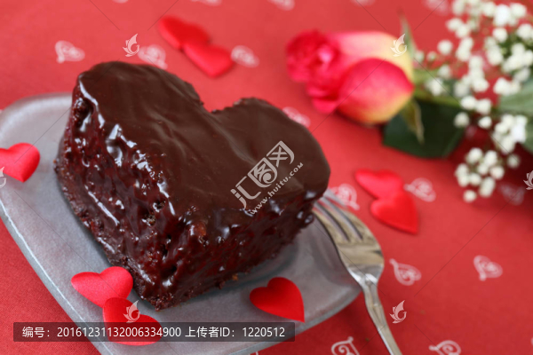 心形巧克力蛋糕