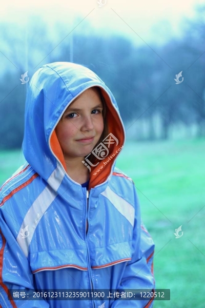 雨中少女