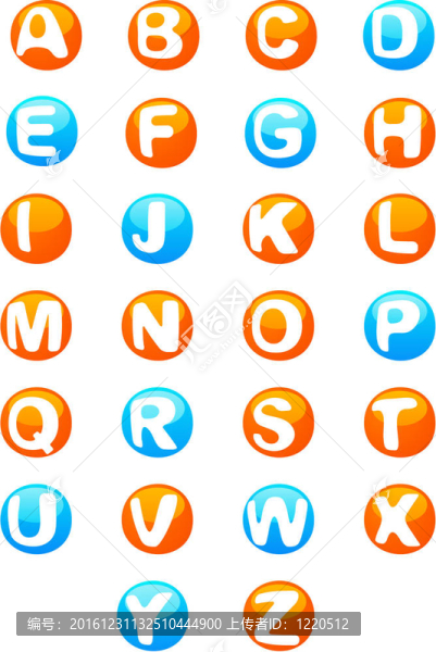 可愛的3D字母