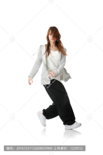 年輕的現(xiàn)代舞者