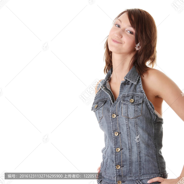 穿便服的年輕女子