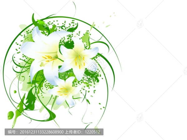 百合花束