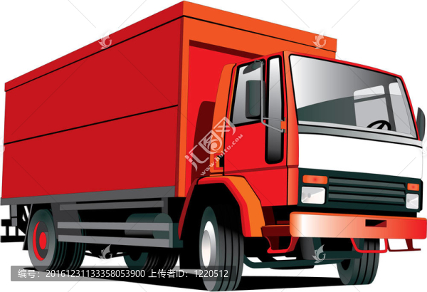 紅色卡車