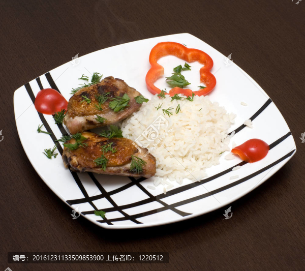 雞肉和米飯