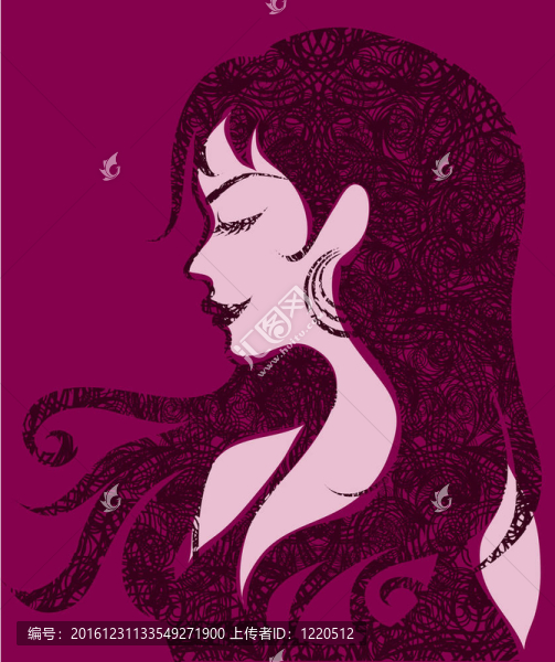 垃圾粉紅色說明一個女孩