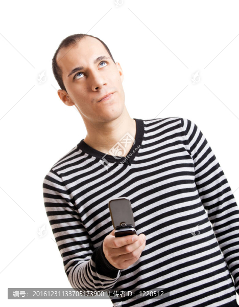 帶手機的年輕人