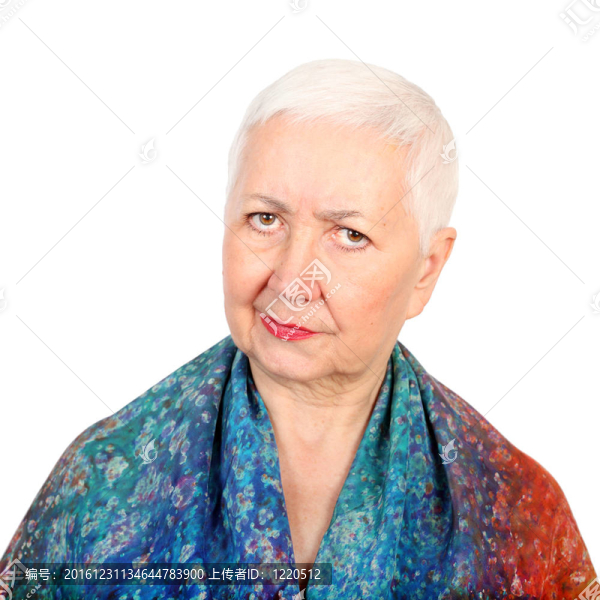 精明的高級女士