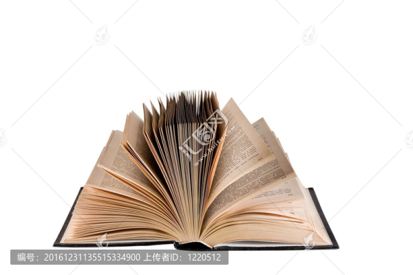 翻開白色的舊書