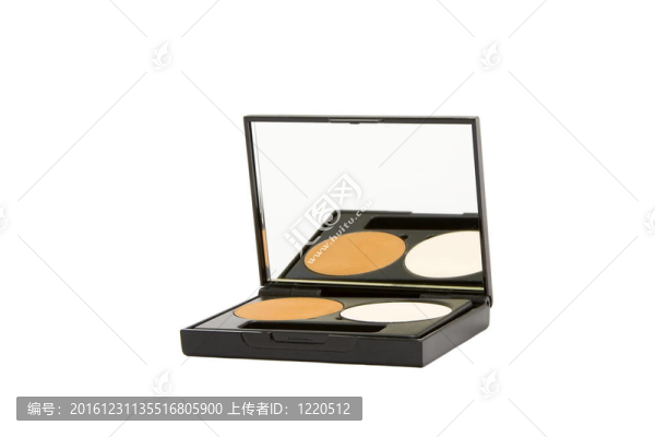 白色粉末隔離化妝盒