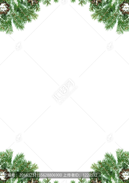 帶雪和圓錐體的圣誕框架