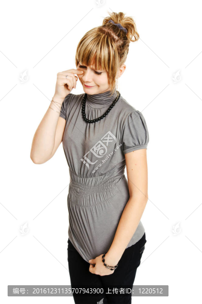 白人背景的年輕女子