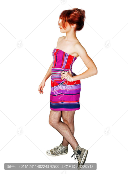 白人背景的年輕女子
