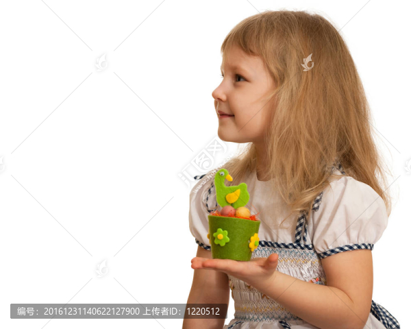 復(fù)活節(jié)玩具小女孩