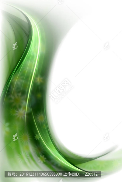 春天的概念；花的綠色面紗
