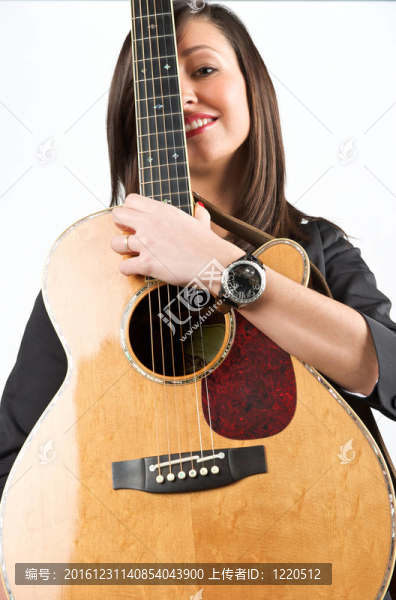 漂亮的吉他手