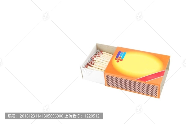 打開白色火柴盒