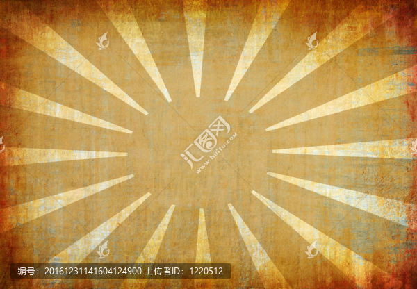 摘要黃色老式垃圾背景太陽光