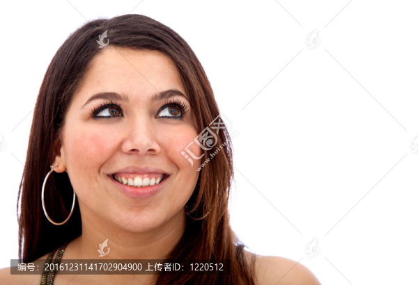 善解人意的女人微笑