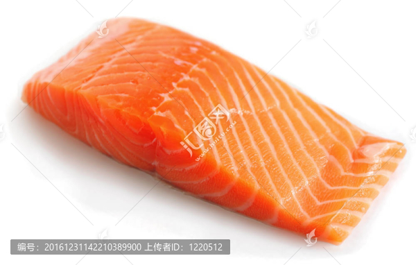 鮭魚牛排白色陰影